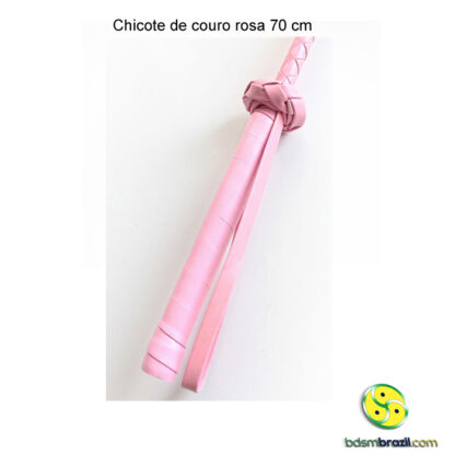 Chicote de couro rosa - Image 2