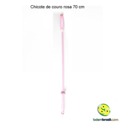 Chicote de couro rosa - Image 3