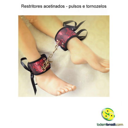 Restritores acetinados - pulsos e tornozelos - Image 2