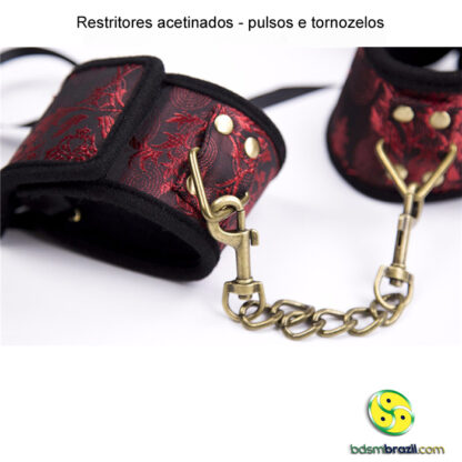 Restritores acetinados - pulsos e tornozelos - Image 4