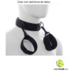 Colar com restritores de mãos