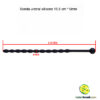 Sonda uretral silicone 15.5 cm * 6mm - Imagem 4