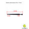 Sonda uretral silicone 10 cm * 8mm - Imagem 3