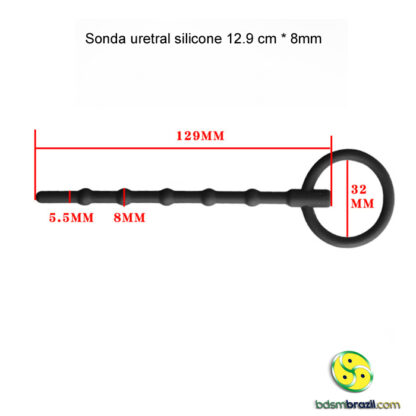 Sonda uretral silicone 12.9 cm * 8mm - Image 3