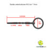 Sonda uretral silicone 10.3 cm * 7mm - Imagem 3