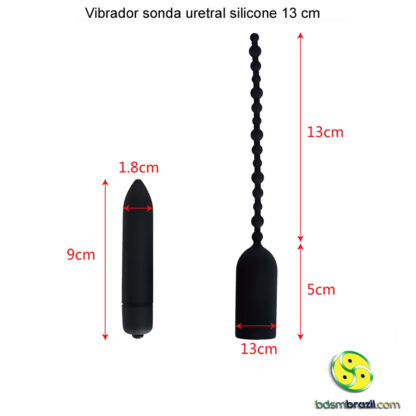 Vibrador sonda uretral silicone 13 cm - Image 5