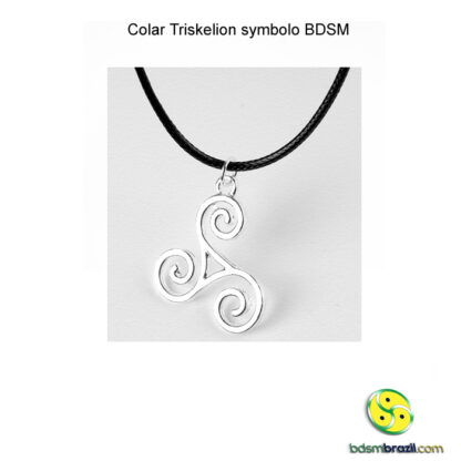 Colar Triskelion symbolo BDSM - Image 2