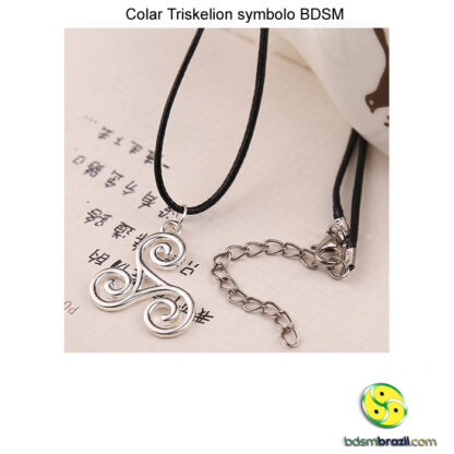 Colar Triskelion symbolo BDSM - Image 3