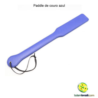 Paddle de couro azul