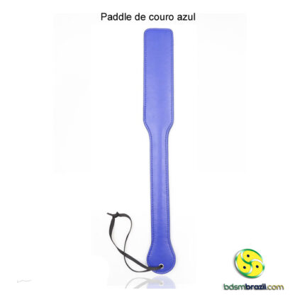 Paddle de couro azul - Image 2