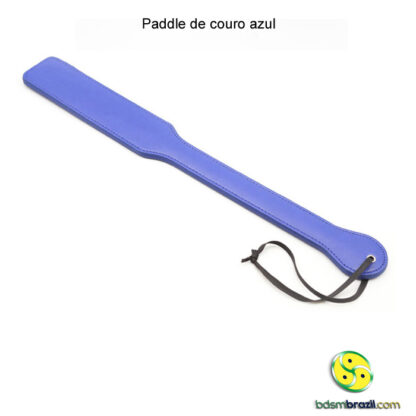 Paddle de couro azul - Image 4