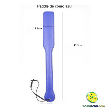 Paddle de couro azul - Image 5