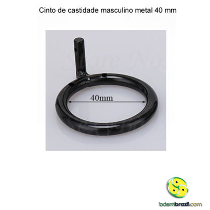 Cinto de castidade masculino metal 40 mm - Image 3