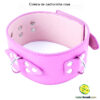 Coleira de cachorinha rosa - Imagem 2