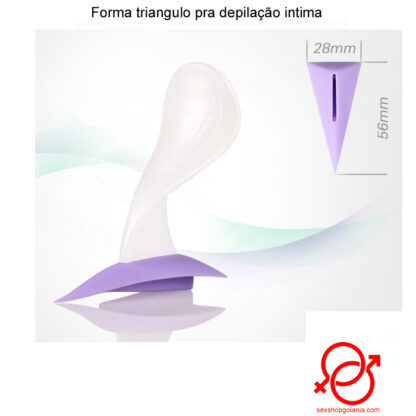 Forma triangulo pra depilação intima