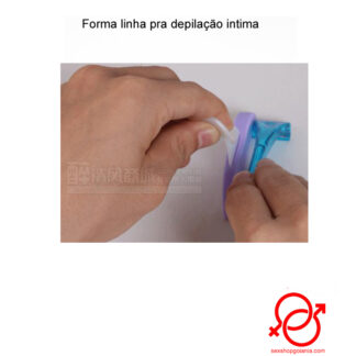 Forma linha pra depilação intima