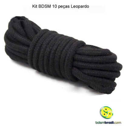 Kit BDSM 10 peças Leopardo - Image 2