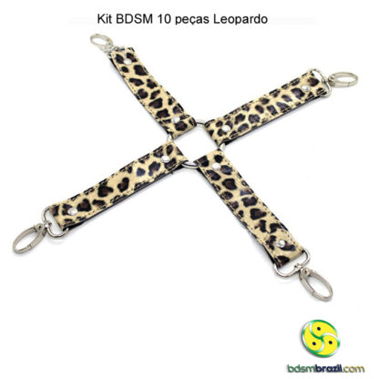 Kit BDSM 10 peças Leopardo - Image 5