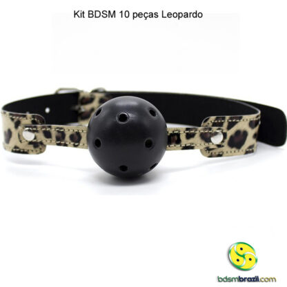 Kit BDSM 10 peças Leopardo - Image 6