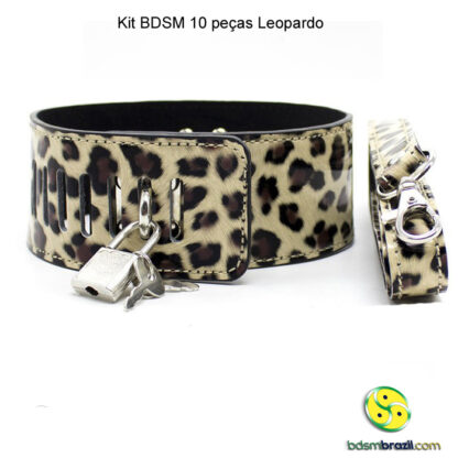 Kit BDSM 10 peças Leopardo - Image 7