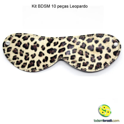 Kit BDSM 10 peças Leopardo - Image 9