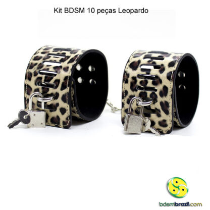 Kit BDSM 10 peças Leopardo - Image 10