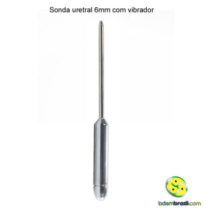 Sonda uretral 6mm com vibrador