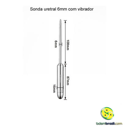 Sonda uretral 6mm com vibrador - Image 2