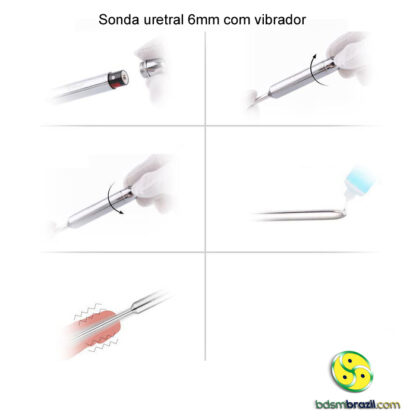 Sonda uretral 6mm com vibrador - Image 4