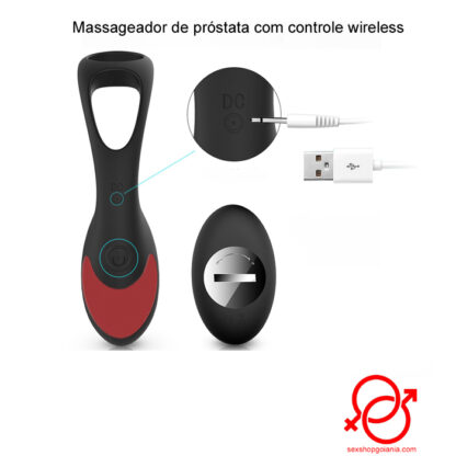 Massageador de próstata com controle wireless - Image 3