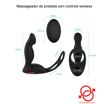 Massageador de próstata com controle wireless - Image 4