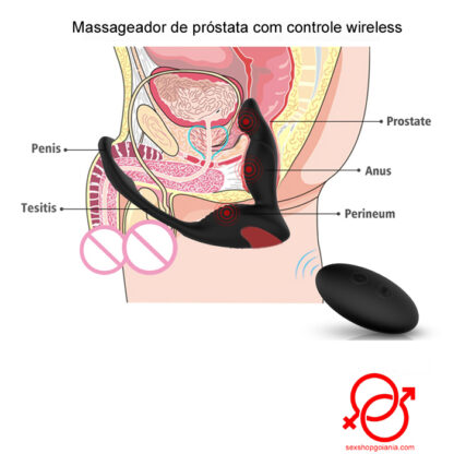 Massageador de próstata com controle wireless - Image 5