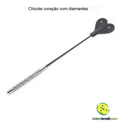 Chicote coração com diamantes - Image 2