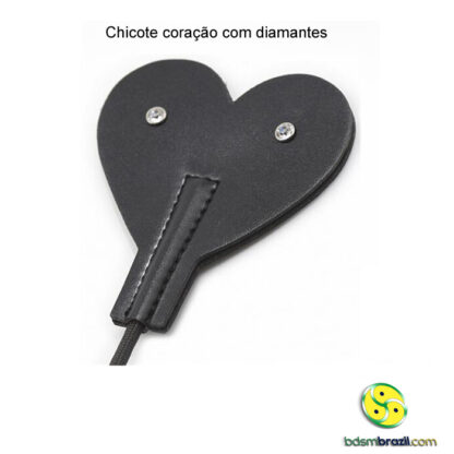 Chicote coração com diamantes - Image 3