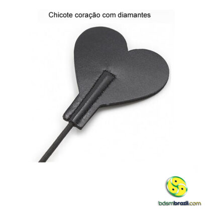 Chicote coração com diamantes - Image 4