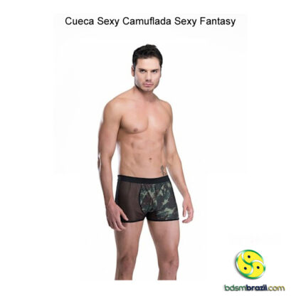 Cueca Sexy Camuflada Sexy Fantasy