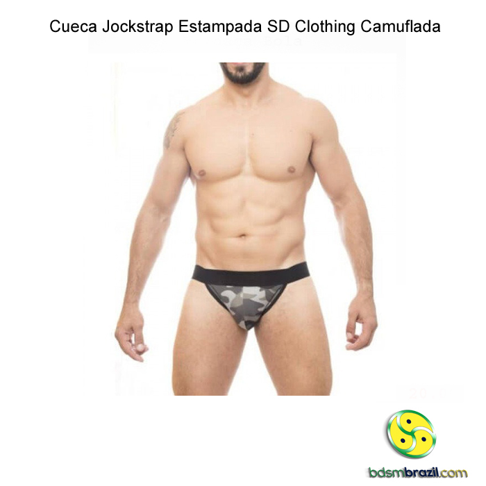 Cueca Jockstrap Estampada SD Clothing Camuflada | Brasil Sexshop