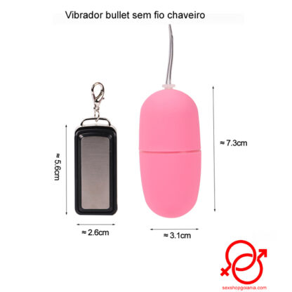 Vibrador bullet sem fio chaveiro - Image 2