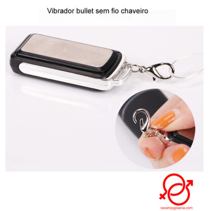 Vibrador bullet sem fio chaveiro - Image 4