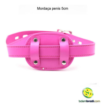 Mordaça penis de silicone 5cm * 3,5cm com cadeado - Image 5