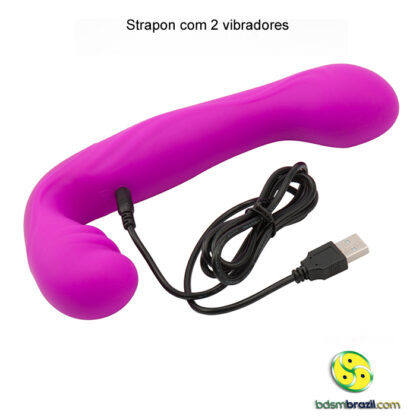 Strapon com 2 vibradores - Image 6