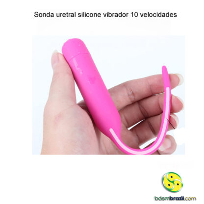 Sonda uretral silicone vibrador 10 velocidades - Image 3