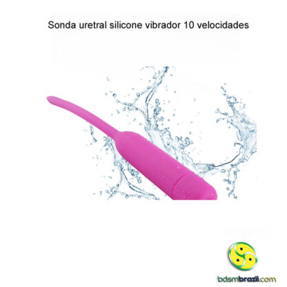 Sonda uretral silicone vibrador 10 velocidades - Image 4