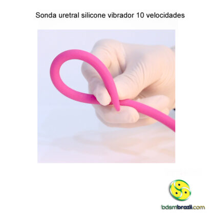 Sonda uretral silicone vibrador 10 velocidades - Image 5