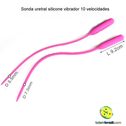 Sonda uretral silicone vibrador 10 velocidades - Image 6