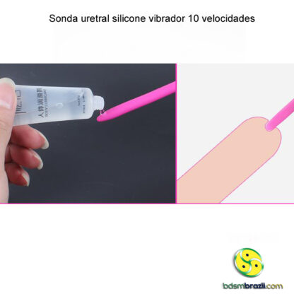 Sonda uretral silicone vibrador 10 velocidades - Image 7