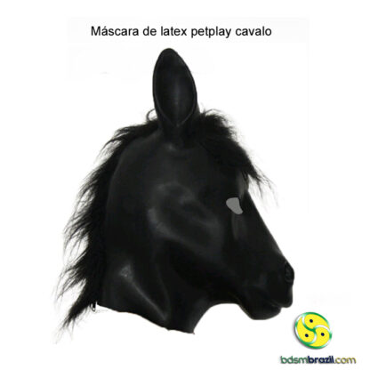 Máscara de latex petplay cavalo - Imagem 3