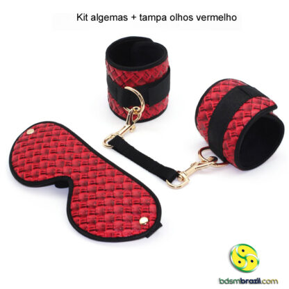 Kit algemas + tapa olhos vermelho - Image 2