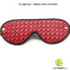 Kit algemas + tapa olhos vermelho - Imagem 4