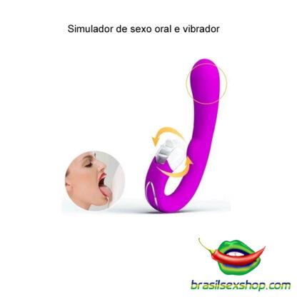 Simulador de sexo oral e vibrador - Image 2